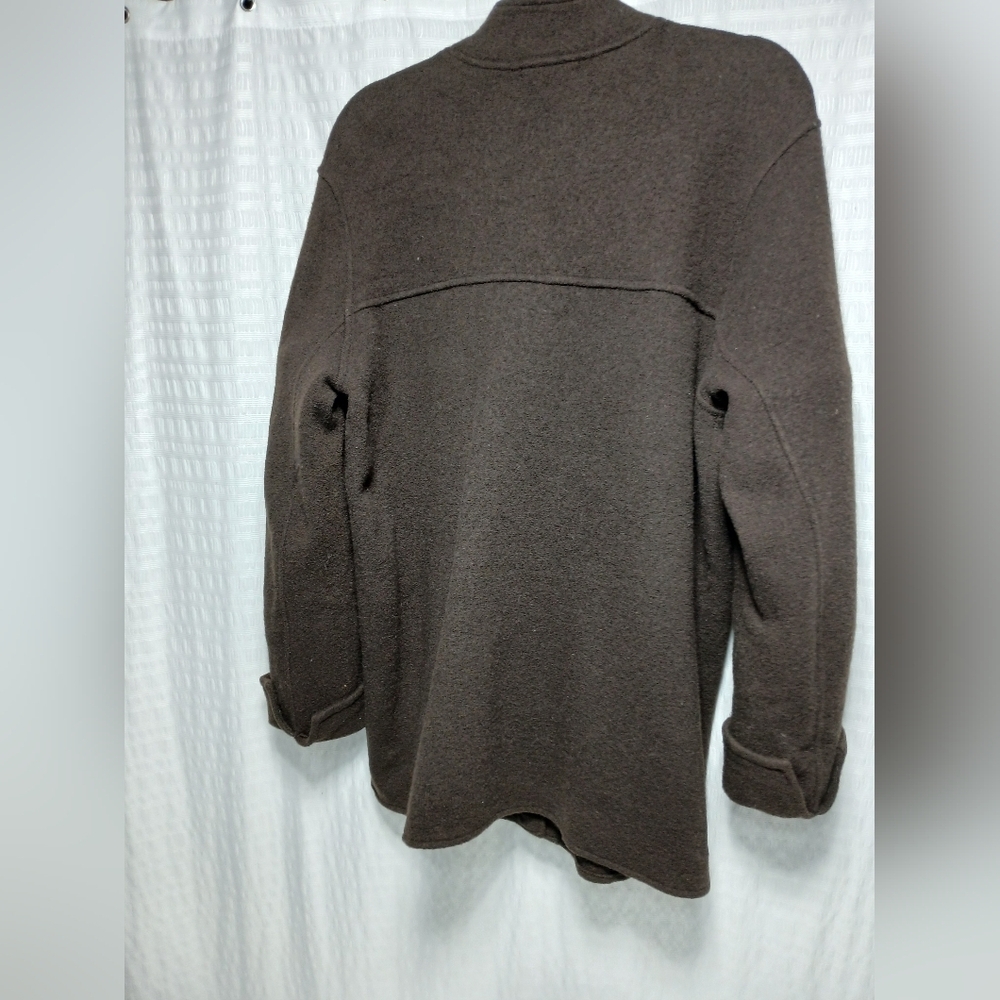 Alexandra Bartlett 100% Brown Wool Cardicoat. Ladies Size L - Picture 2 of 8
